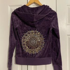 Purple Juicy Couture Jacket Rhinestones